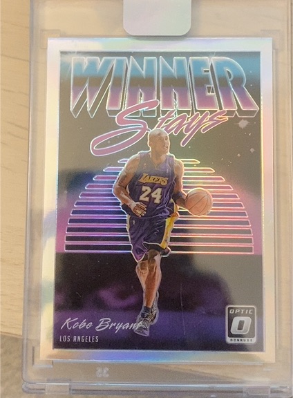 2018-19 Donruss Optic Winner Stays Kobe Bryant — front
