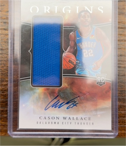 2023-24 Panini Origins #RJA-CAS Cason Wallace — front