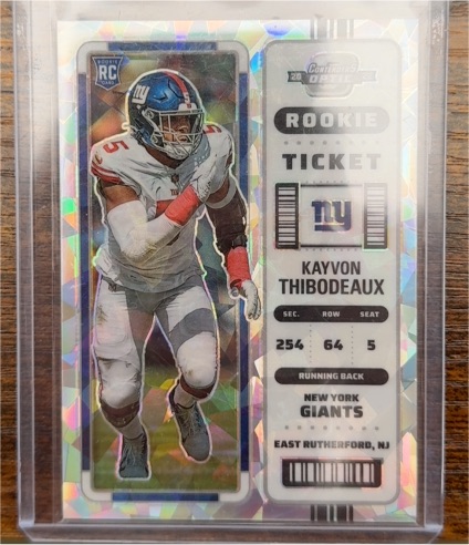 2022 Panini Contenders Optic #254 Kayvon Thibodeaux Rookie Ticket — front