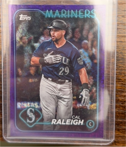 2024 Topps Series 1 #122 Cal Raleigh — front