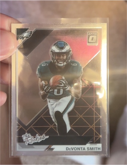 2021 Donruss Optic #TR-5 DeVonta Smith — front