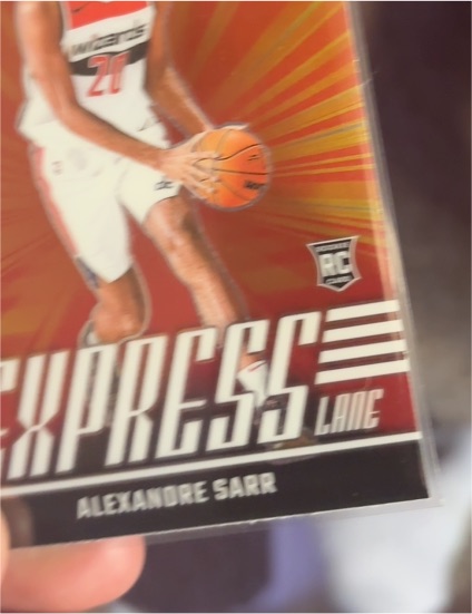 2024-25 Donruss Optic Express Lane #11 Alexandre Sarr — front