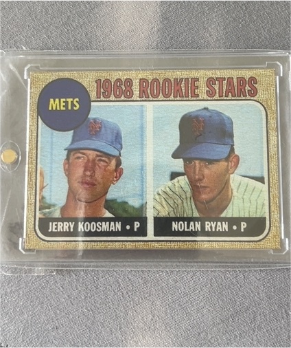 1968 Topps #177 Nolan Ryan, Jerry Koosman Rookie Stars — front