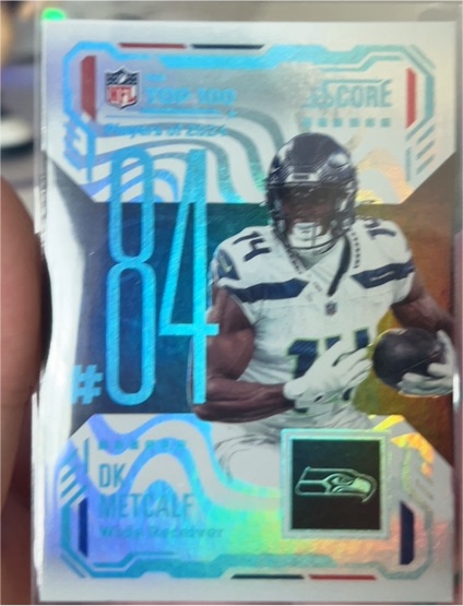 2025 Score Top 100 #84 DK Metcalf — front