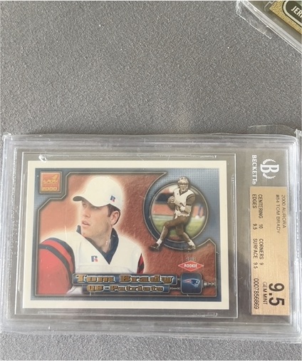 2000 Pacific Aurora #84 Tom Brady — front