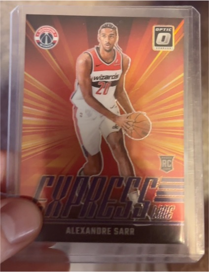 2024-25 Donruss Optic #11 Alexandre Sarr Express Lane RC — front