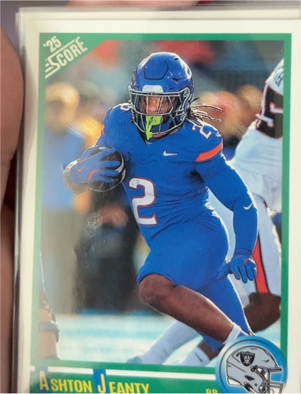 2025 Panini Score Anniversary Rookies #1 Ashton Jeanty — front