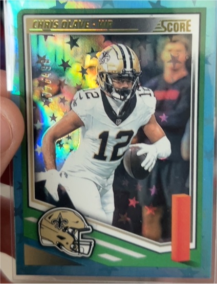 2025 Panini Score #218 Chris Olave — front