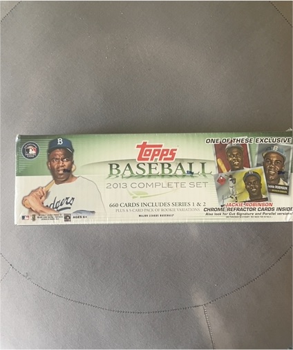 2013 Topps Baseball Complete Set — front