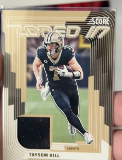 2025 Panini Score Zoned In #ZON-THL Taysom Hill — front