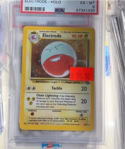 1999 Pokémon Jungle #2 Electrode Holo Rare — front
