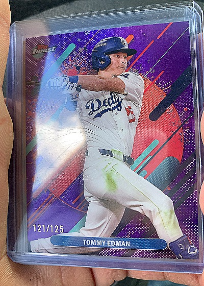 2025 Topps Finest #214 Tommy Edman — front