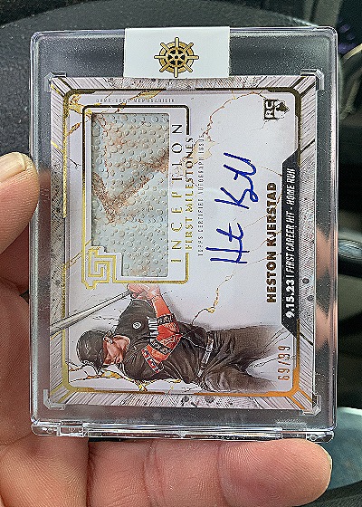 2024 Topps Inception First Milestones #FMAR-HK Heston Kjerstad — front