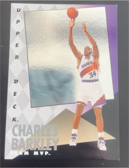 1992-93 Upper Deck Team MVP Hologram #21 Charles Barkley — front