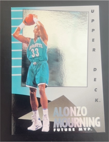 1993 Upper Deck Future MVP #34 Alonzo Mourning — front