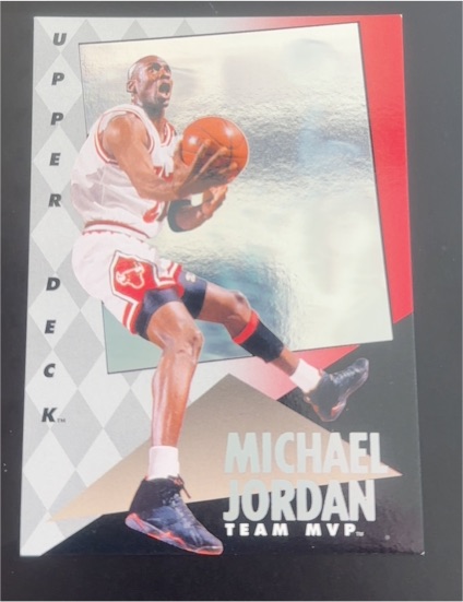 1992-93 Upper Deck #4 Michael Jordan Team MVP Hologram — front