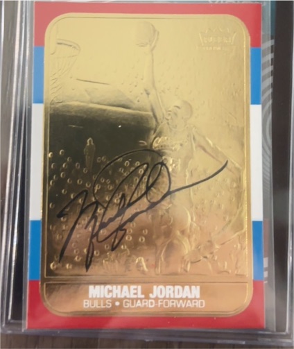 1998 Fleer 23KT Gold #NNO Michael Jordan — front