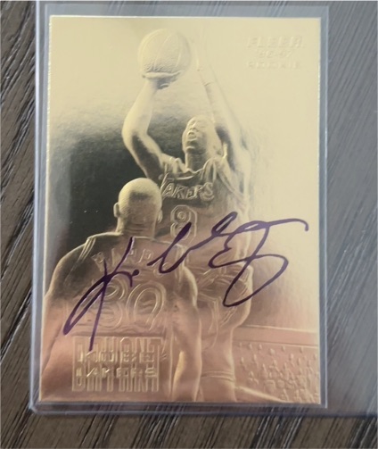 1996-97 Fleer 23KT Gold #23KT Gold Kobe Bryant — front