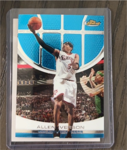 2005-06 Topps Finest #38 Allen Iverson — front