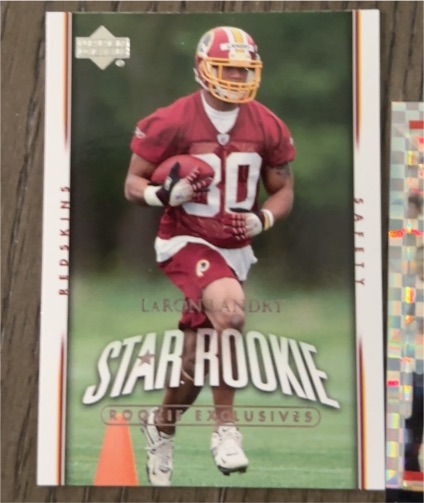 2007 Upper Deck #282 LaRon Landry Redskins Star Rookie Rookie Exclusives — front