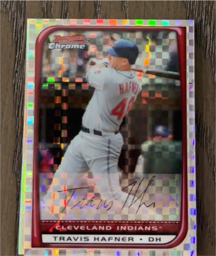 2008 Bowman Chrome #49 Travis Hafner — front