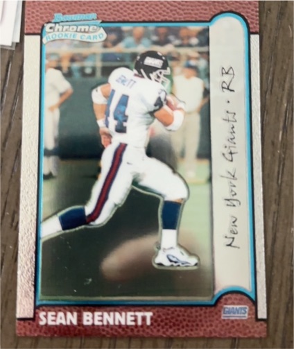 1999 Bowman Chrome #206 Sean Bennett — front