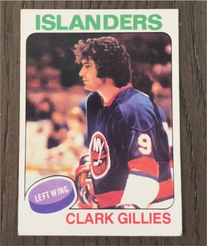 1975 Topps #199 Clark Gillies — front