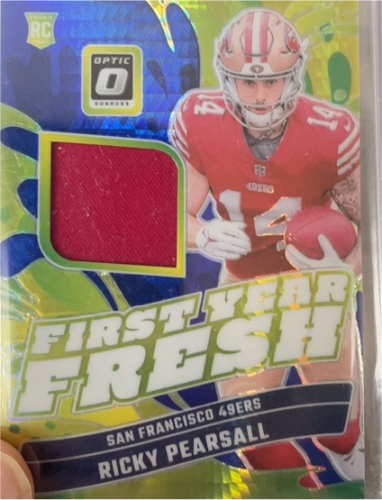 2024 Donruss Optic First Year Fresh #FYF-RPL Ricky Pearsall — front