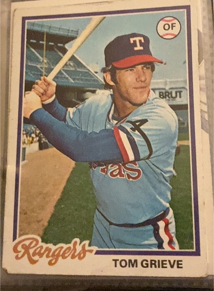 1978 Topps #337 Tom Grieve — front