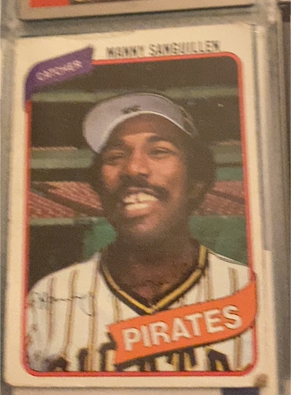 1980 Topps #148 Manny Sanguillen — front