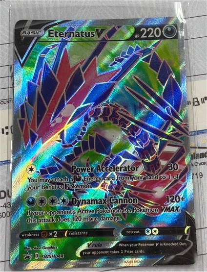 2020 Pokémon TCG #SWSH044 Eternatus V — front