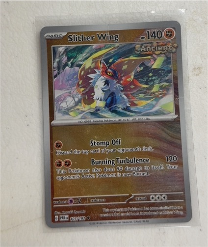 2023 Pokémon Paradox Rift #107 Slither Wing — front