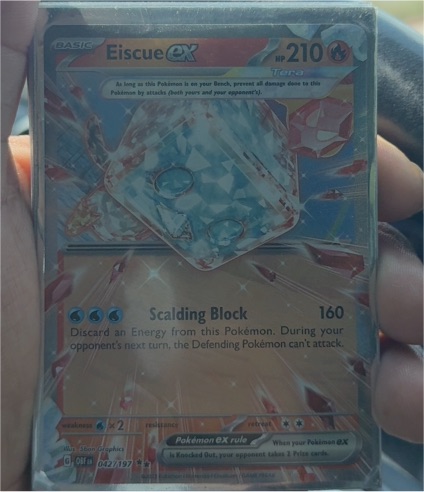 2023 Pokemon Scarlet & Violet Obsidian Flames #042 Eiscue ex — front