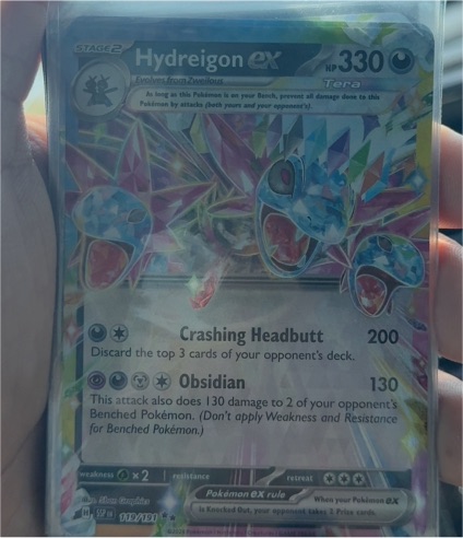 2024 Pokemon Surging Sparks #119 Hydreigon ex — front