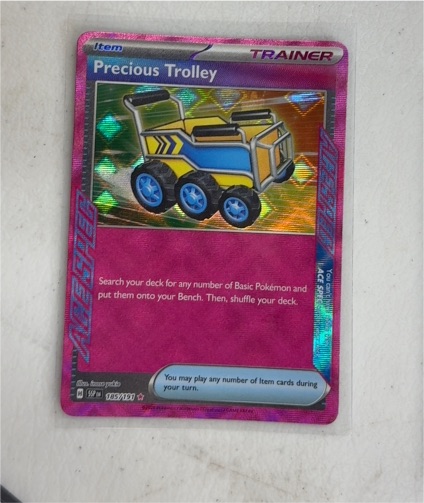2023 Pokémon SV08: Surging Sparks #185 Precious Trolley — front