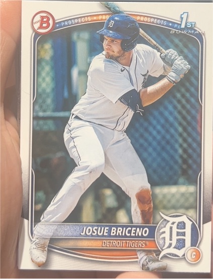 2025 Bowman #BP-13 Josue Briceno — front