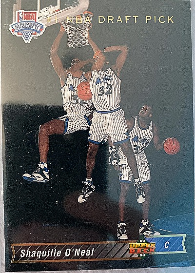 1992-93 Upper Deck #1B Shaquille O'Neal — front