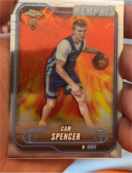 2024-25 Topps Chrome #130 Cam Spencer — front