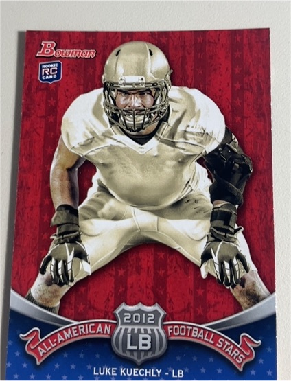 2012 Bowman All-Americans #BAA-LK Luke Kuechly — front