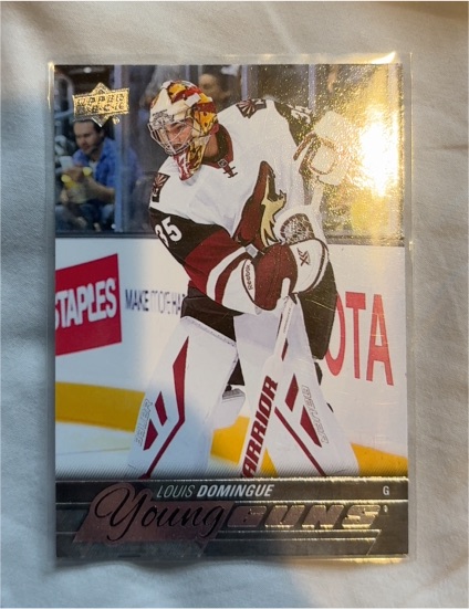 2015-16 Upper Deck #471 Louis Domingue Young Guns — front
