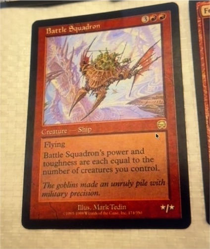 1999 Magic: The Gathering - Mercadian Masques #174 Battle Squadron — front