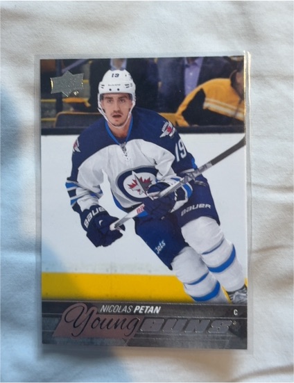 2015-16 Upper Deck #227 Nicolas Petan Young Guns RC — front