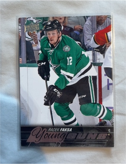 2015-16 Upper Deck #479 Radek Faksa Young Guns Rookie — front