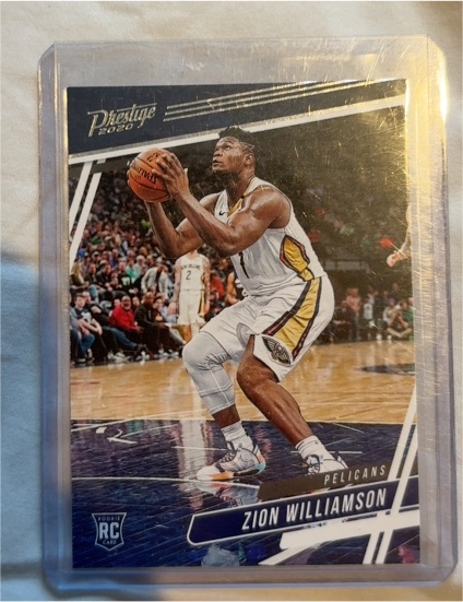 2019-20 Panini Chronicles Prestige #60 Zion Williamson — front
