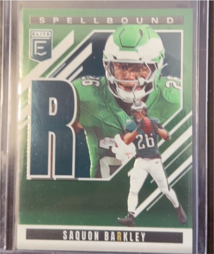 2025 Panini Donruss Elite #7 Saquon Barkley Spellbound — front