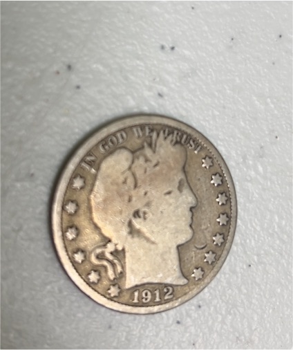1912 Barber Half Dollar — front