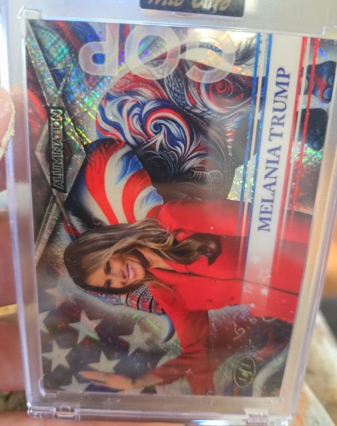2024 Wild Card Alumination Melania Trump — front