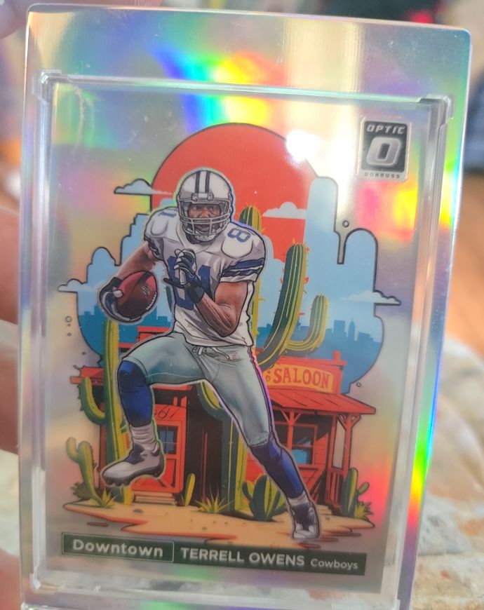 2024 Donruss Optic #8 Terrell Owens Downtown Dallas Cowboys — front