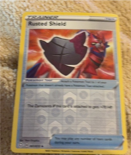 2021 Pokémon Shining Fates #61 Rusted Shield — front