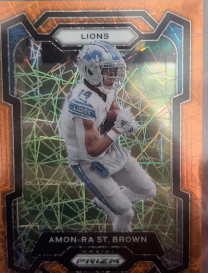 2023 Panini Prizm #96 Amon-Ra St. Brown — front